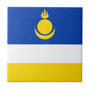 Patriotic Buryatia Flag Tile