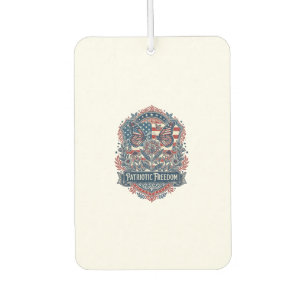 Patriotic Butterfly Garden Vector Graphic Tee_1 Air Freshener