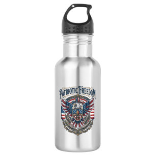 Patriotic Cajun Pride Vector Graphic Tee_1 532 Ml Water Bottle