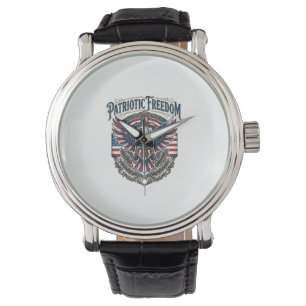 Patriotic Cajun Pride Vector Graphic Tee_1 Watch