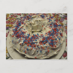 Patriotic Cake Postcard