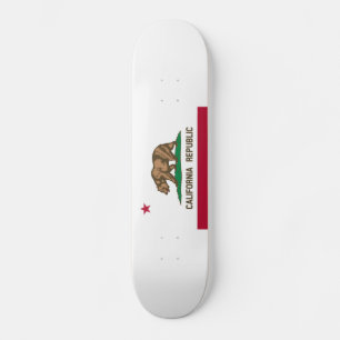 Patriotic California Republic State Flag Skateboard