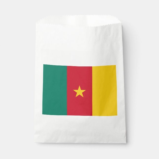 Patriotic Cameroon Flag Favour Bag (Front)