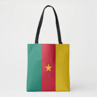 Patriotic Cameroon Flag Tote Bag