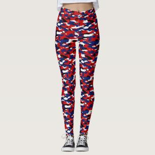 Patriotic Camo Leggings