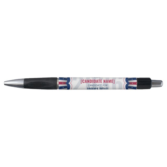 Patriotic Campaign Candidate Office Election Swag Pen (Front)