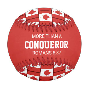Patriotic CANADA Custom Scripture FLAG Baseball