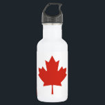Patriotic Canadian Flag 532 Ml Water Bottle<br><div class="desc">The national flag of Canada.</div>
