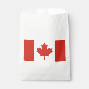 Patriotic Canadian Flag Favour Bag