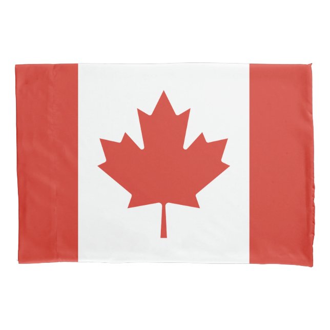 Patriotic Canadian Flag Pillowcase (Front)