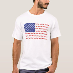 Patriotic Cat Flag T-Shirt