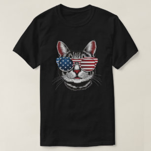 Patriotic Cat T-Shirt