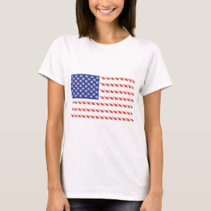 Patriotic Cat/USA T-Shirt