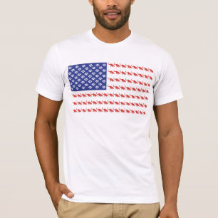 Patriotic Cat/USA T-Shirt