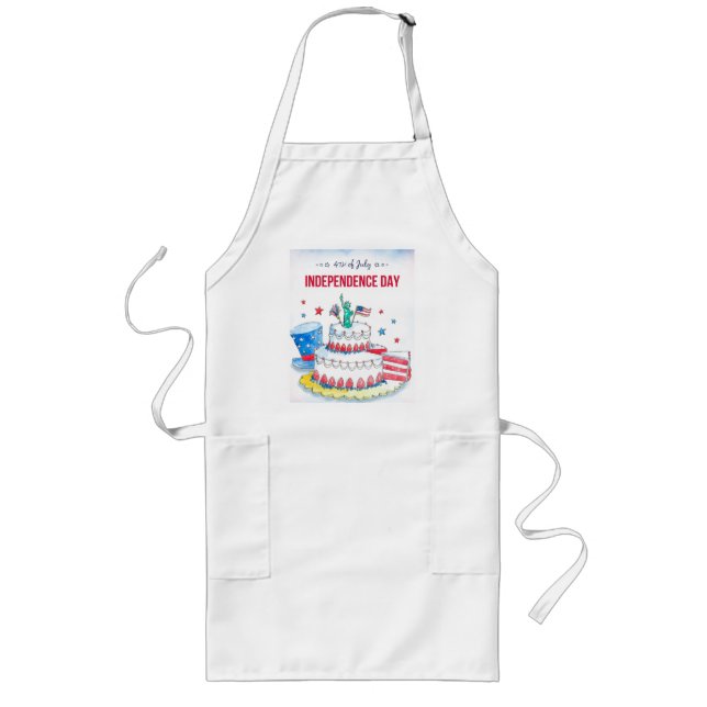 Patriotic Celebration Long Apron (Front)