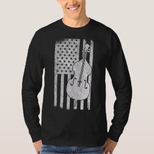 Patriotic Cello Player Cellist Orchestra Musician T-Shirt