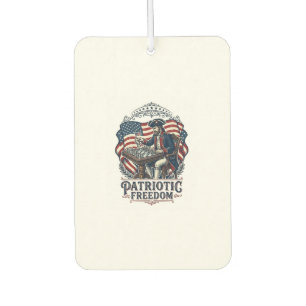 Patriotic Chess Player Vector Graphic Tee Air Freshener