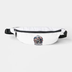 Patriotic Chess Player Vector Graphic Tee Fanny Pack