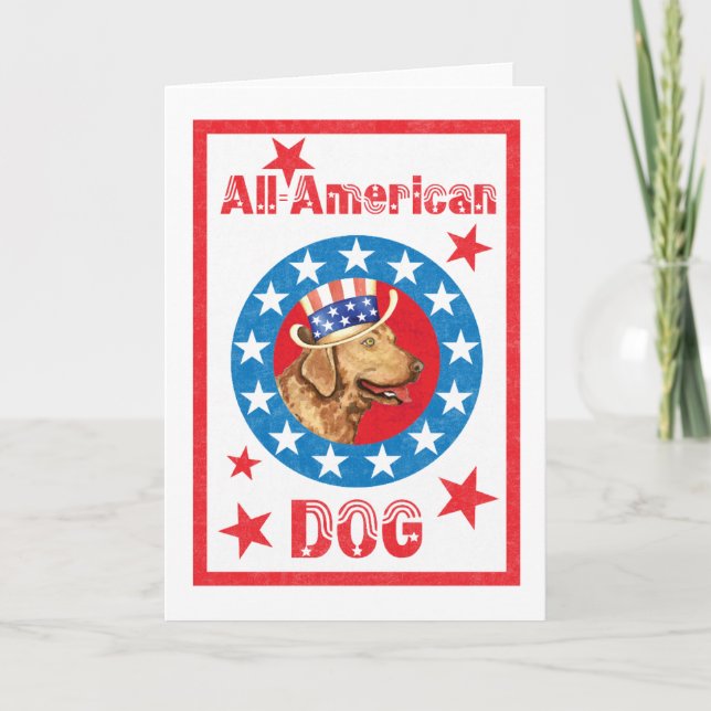 Patriotic Chessie Card (Front)
