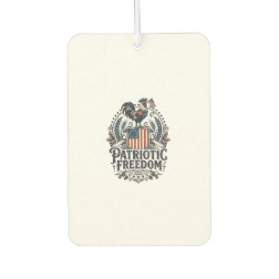 Patriotic Chicken Keeper Vector Graphic Tee_1 Air Freshener