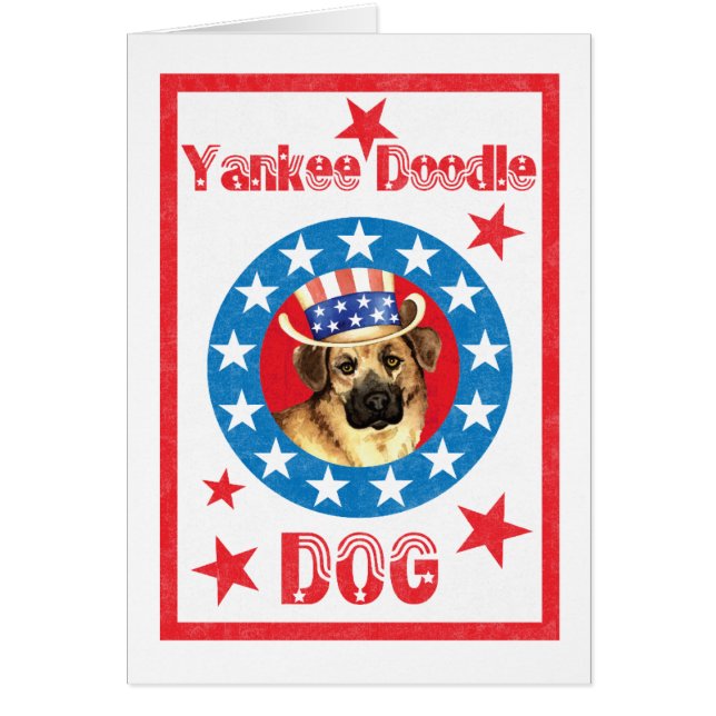 Patriotic Chinook Greeting Card (Front)