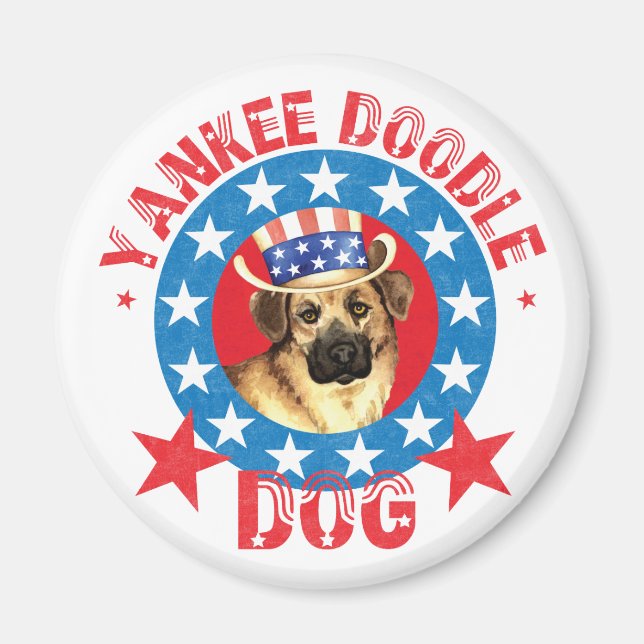 Patriotic Chinook Magnet (Front)