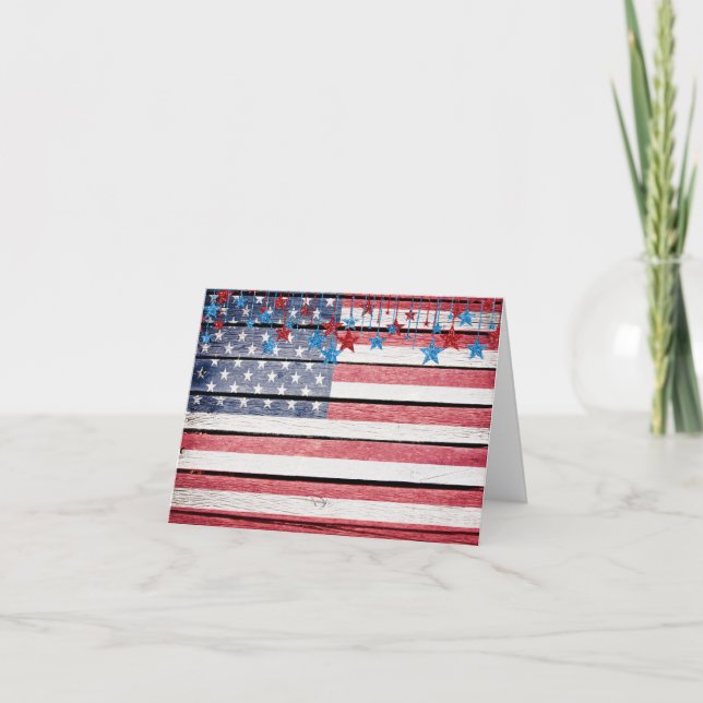 Patriotic / Christmas / Holiday American Flag (Front)
