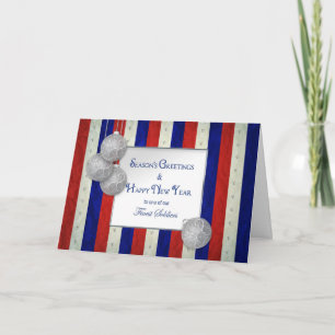 Patriotic Christmas -USA-America's Finest Soldiers Holiday Card