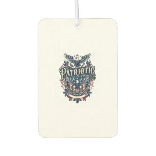 Patriotic Christmas Vector Graphic Tee (2) Air Freshener