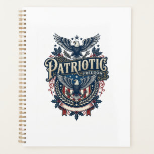 Patriotic Christmas Vector Graphic Tee (2) Planner