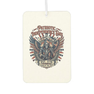 Patriotic Chrome Reaper Dark Patriot Skeleton & Re Air Freshener