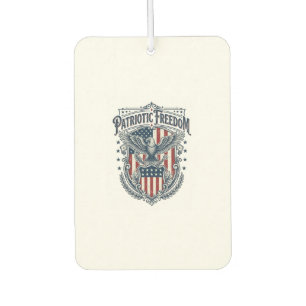 Patriotic City Pride Series Vector Graphic Tee Air Freshener