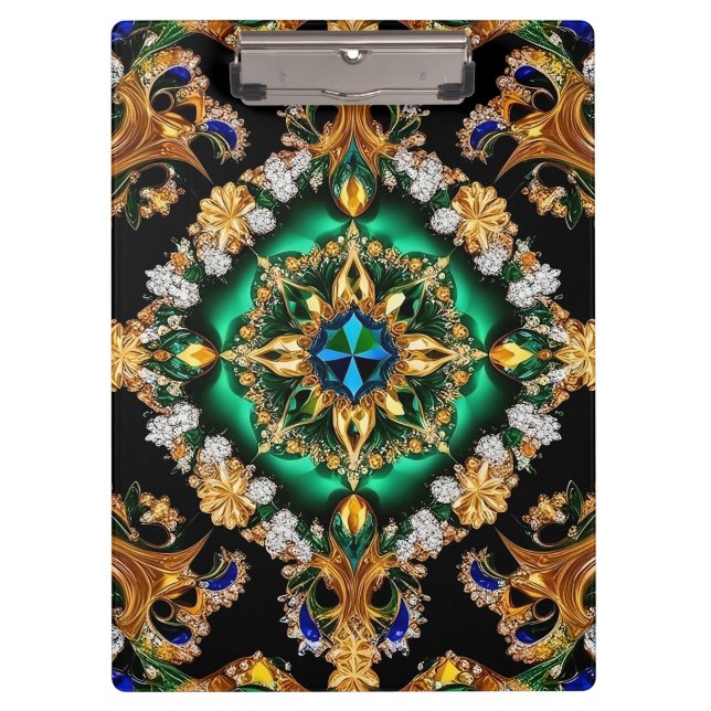 Patriotic Clipboard with Brazilian Colours (Front)