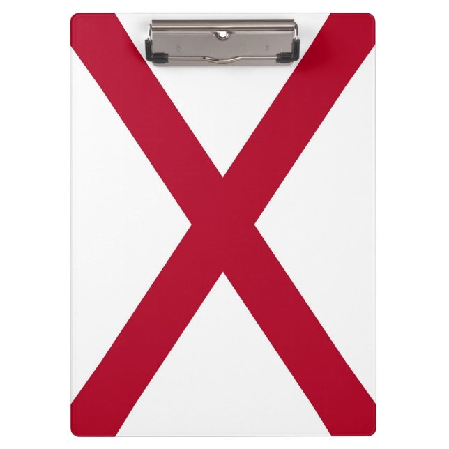 Patriotic Clipboard with flag of Alabama, USA (Front)