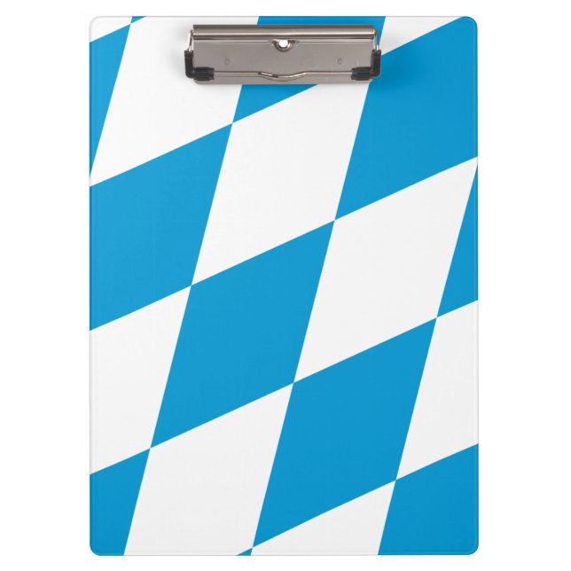 Patriotic Clipboard with flag of Bavaria, Germany (Front)