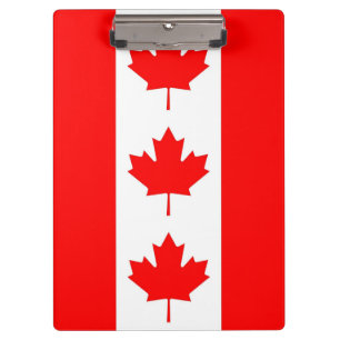 Patriotic Clipboard with flag of Canada