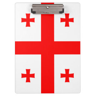 Patriotic Clipboard with flag of Georgia