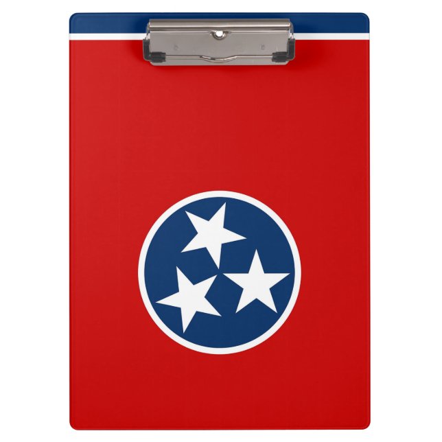 Patriotic Clipboard with flag of Tennessee (Front)