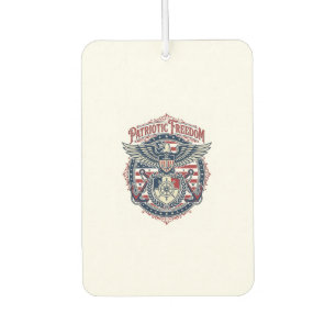 Patriotic Coastal Preppy Vector Graphic Tee Air Freshener