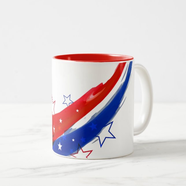 Patriotic Coffee Mug (Front Right)