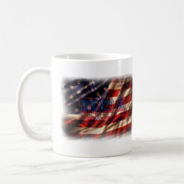 Patriotic Coffee Mug (Left)