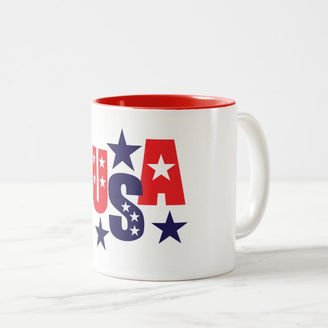 Patriotic Coffee Mug (Front Right)