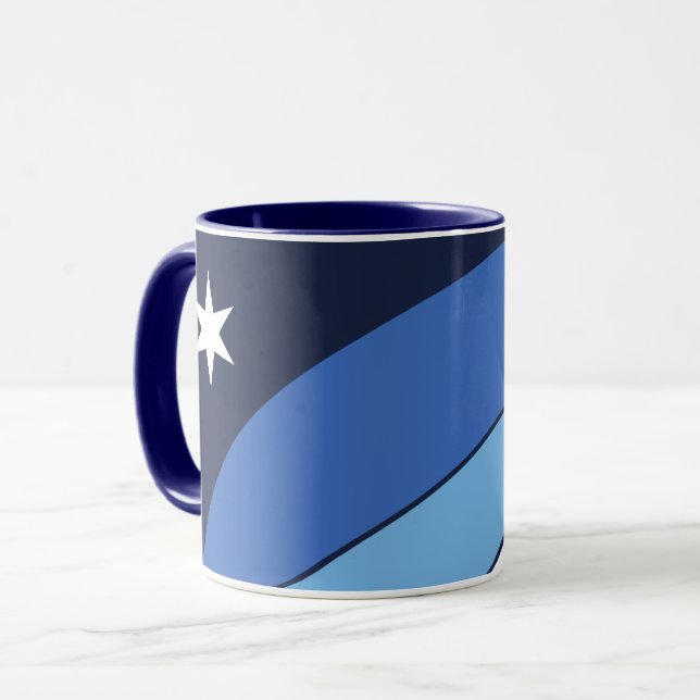 Patriotic Combo Mug with flag of Columbia, SC (Front Left)