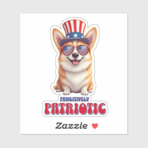 Patriotic Corgi - Pawsitively Patriotic