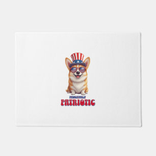 Patriotic Corgi - Pawsitively Patriotic Doormat