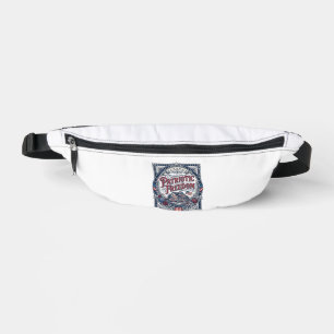 Patriotic Cottage Garden Vector Graphic Tee Fanny Pack