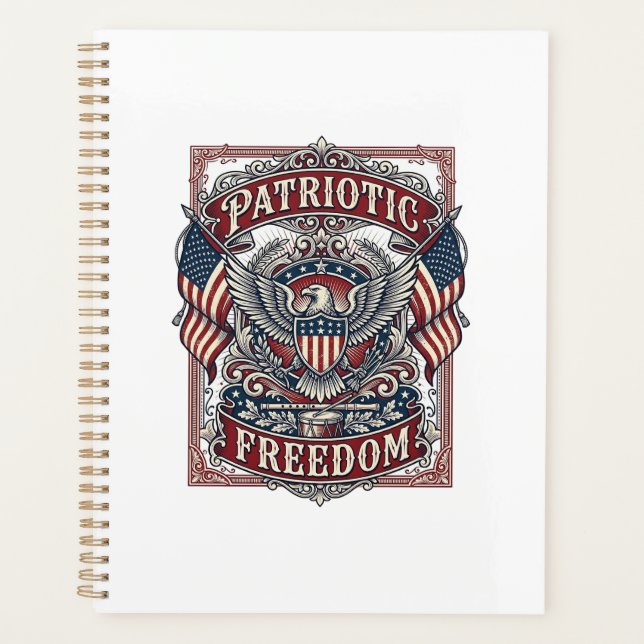Patriotic County Parade Vector Graphic Tee_1 Planner (Front)