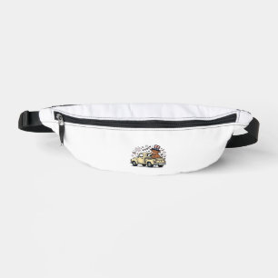 Patriotic Cow 4th of July Truck Vector Design_1 Fanny Pack