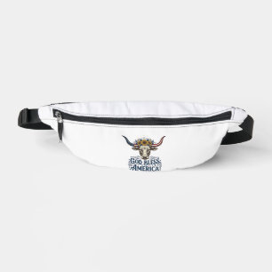 Patriotic Cow God Bless America Vintage Shirt Desi Fanny Pack