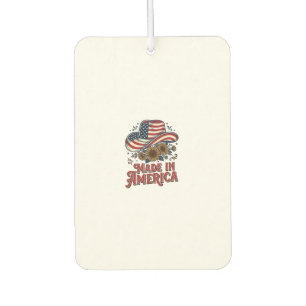 Patriotic Cowboy Hat Made in America Shirt Design_ Air Freshener